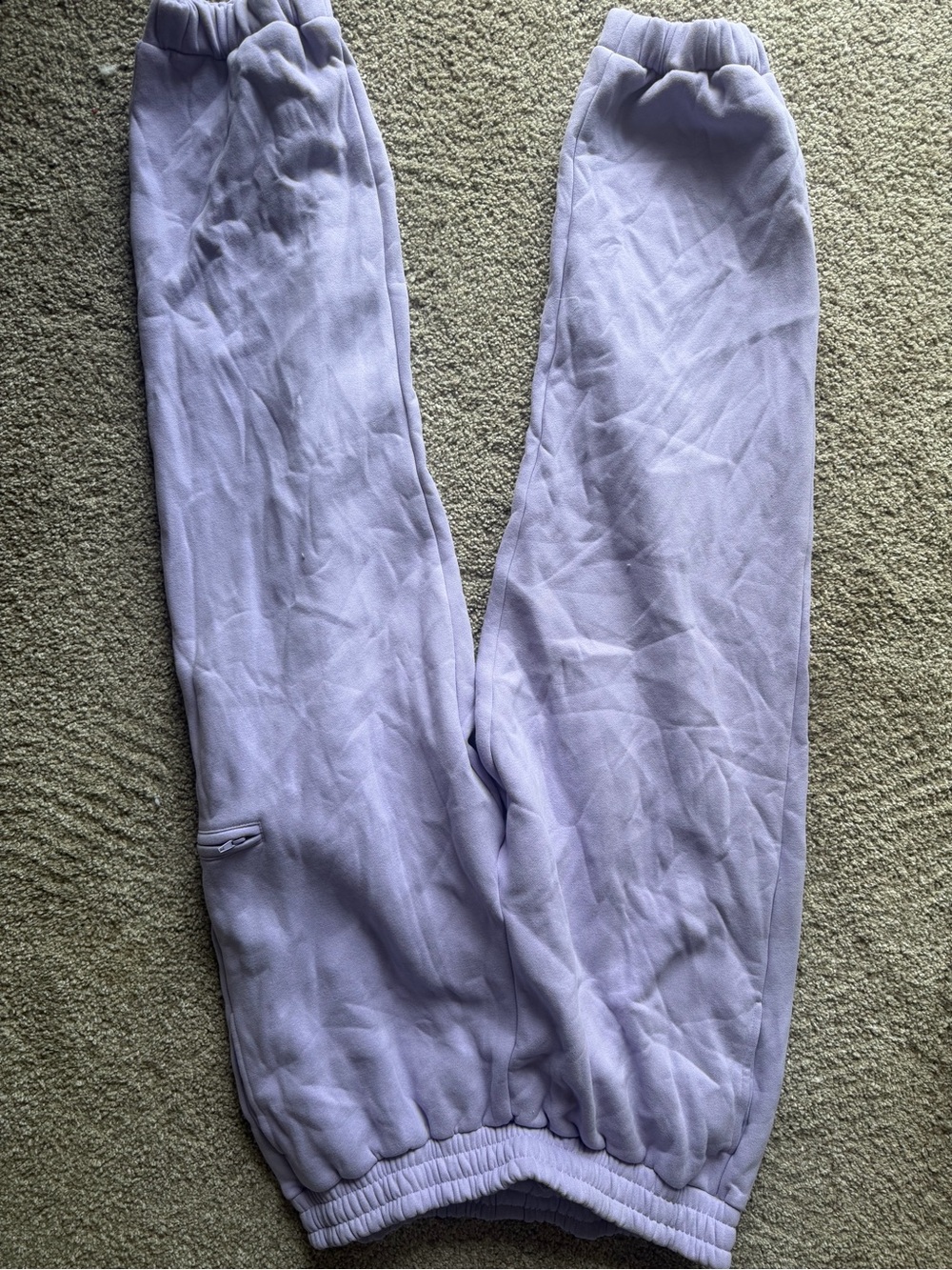 Men's Lavender Fleece Joggers - Relaxed Sweatpants